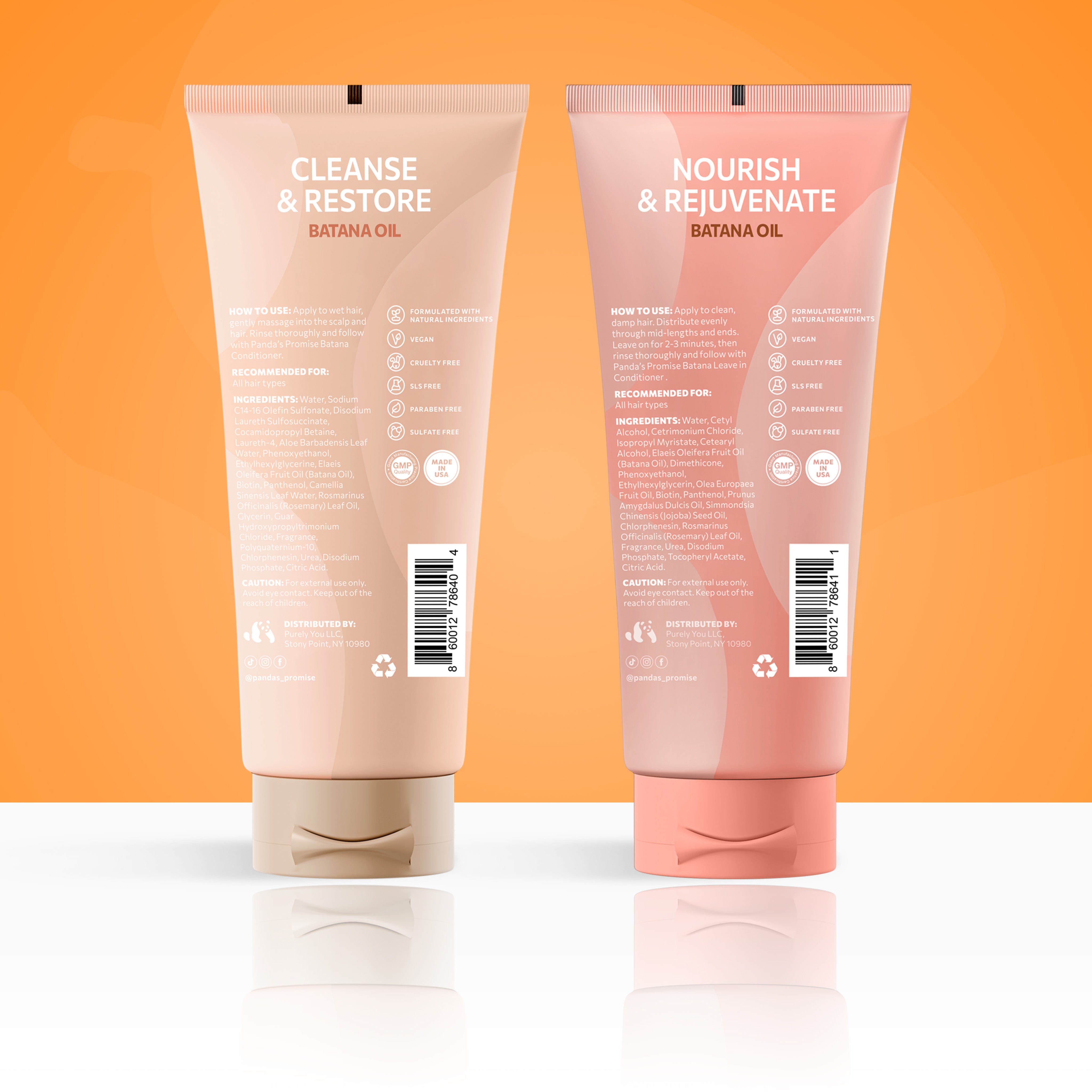 Batana Oil Shampoo & Conditioner Set